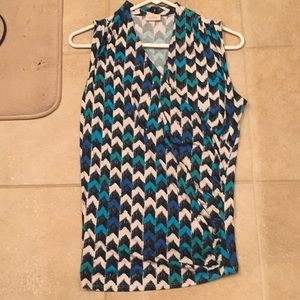 Pixley chevron sleeveless top